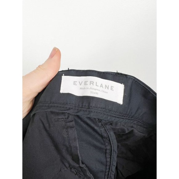 EVERLANE Men’s The Air Chino Work Pants Sz 31 x 30 Black - Picture 8 of 9